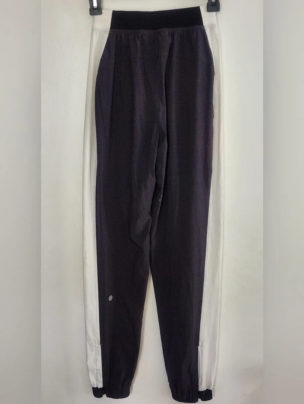 lululemon Adapted State High-Rise Jogger: Colourblock Black White Sz 0
